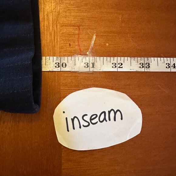 Spanx Womens Blue Wide-Leg Pinstripe Pants XL - Picture 4 of 8